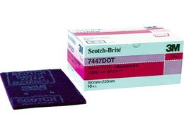 3M �X�R�b�`�E�u���C�g �H�Ɨp�p�b�h �؂��^�C�v #320���� �Ԓ� BOX 10���� 7447 DOT BOX