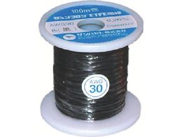 �T���n���g �W�����t����ETFE�d��100M���FAWG30-100M-BLAK