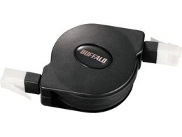 BUFFALO c̐܂ȂCat6 LANP[u 掮 1.5m ubN BL6TM15BK