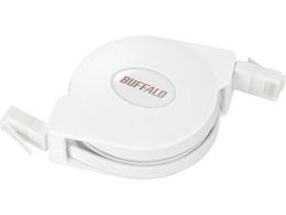 BUFFALO c̐܂ȂCat6 LANP[u 掮 2.5m zCg BL6TM25WH