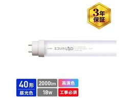 ecorica �����F ���ǌ`LED�����vL3A2�V���[�Y 40�` �����F 6500K �^�C�v ECL-LD4EGD-L3A2