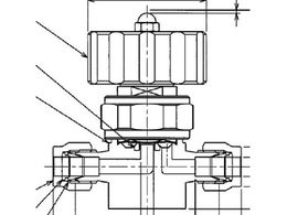 Fujikin SUS�|���_�C���N�g�_�C���t�����o���u_1MPa_FUND-91G FUND-91G-6.35