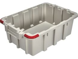 TRUSCO �l�X�e�B���O�E�X�^�b�L���O�R���e�i10L �I�t�z���C�gHNESTA-10OW